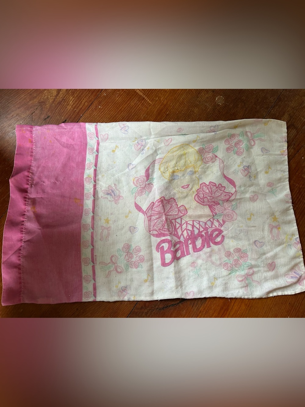Vintage Barbie pillowcase